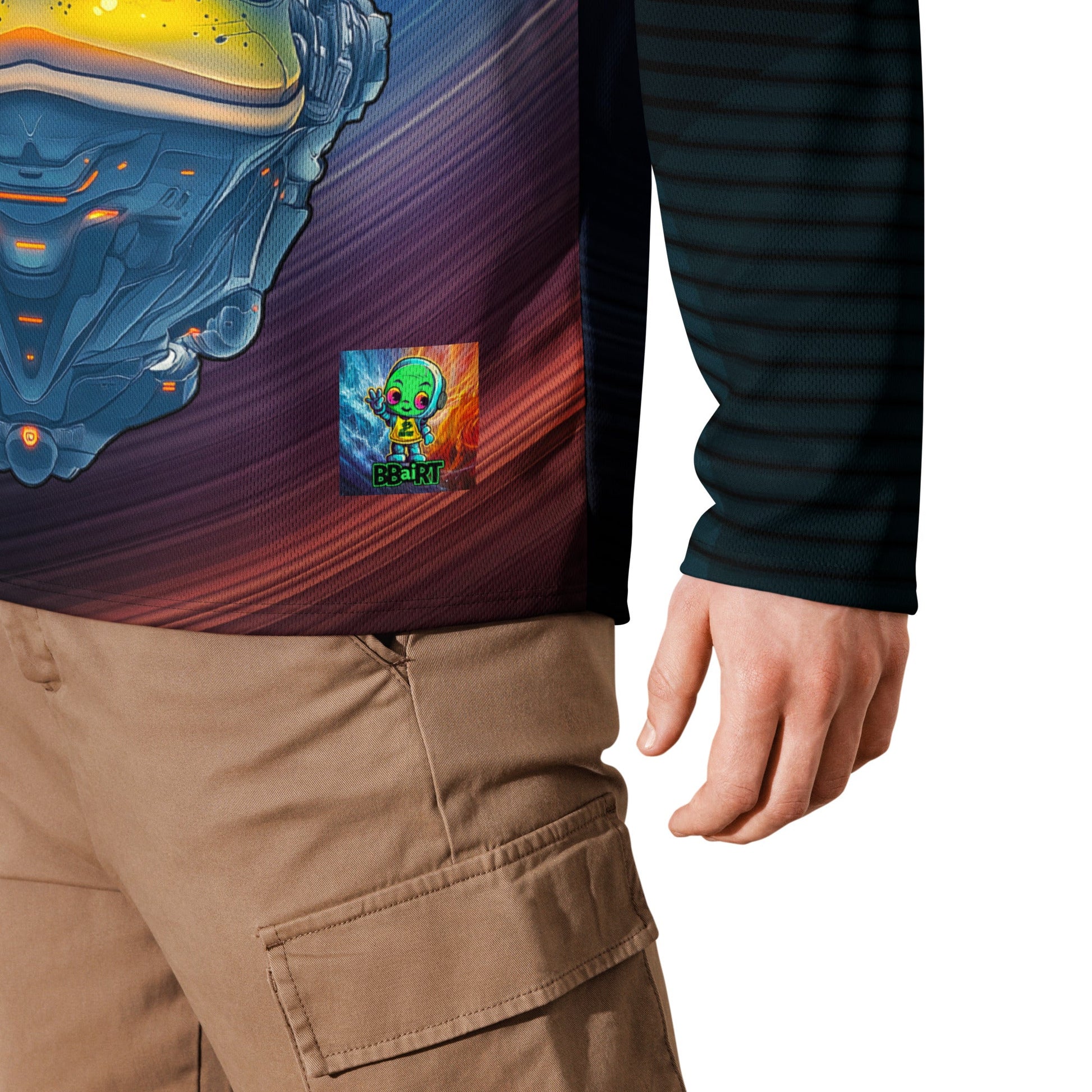 Techno Toad - Recycled hockey fan jersey - BBairt