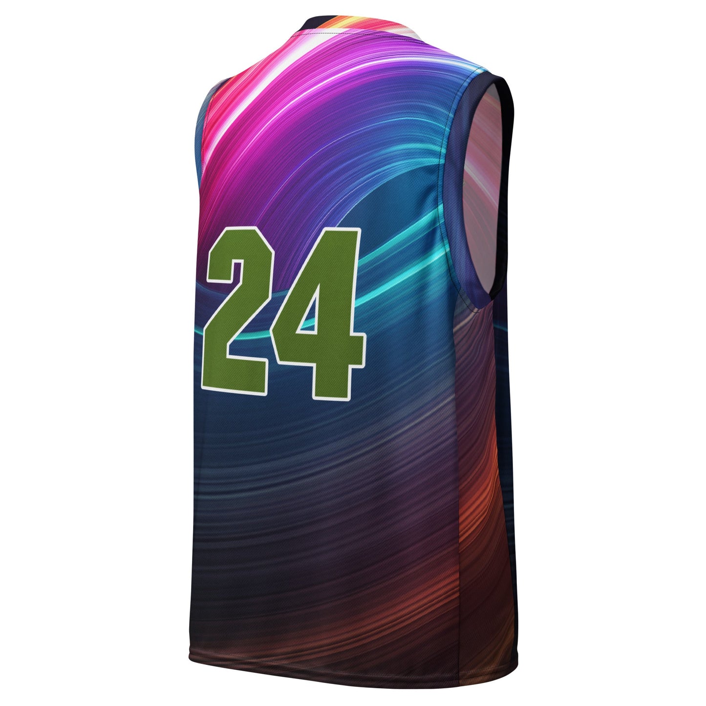 Techno Toad - Recycled unisex basketball jersey - BBairt