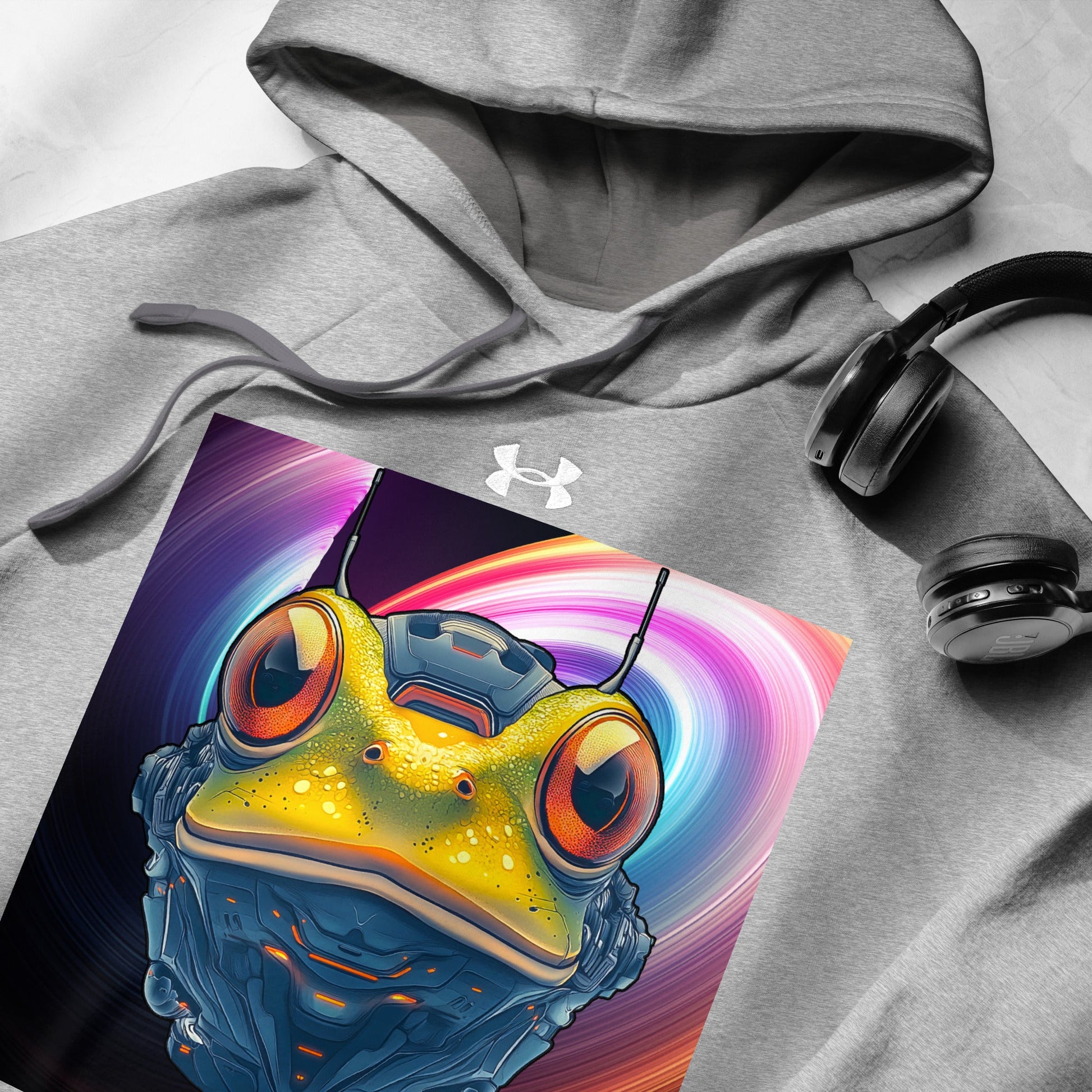 Techno Toad - Under Armour® hoodie - BBairt