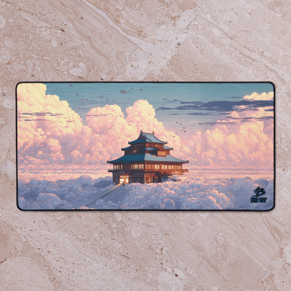 Temple of the Skyward Gate – Desk Mat - BBairt