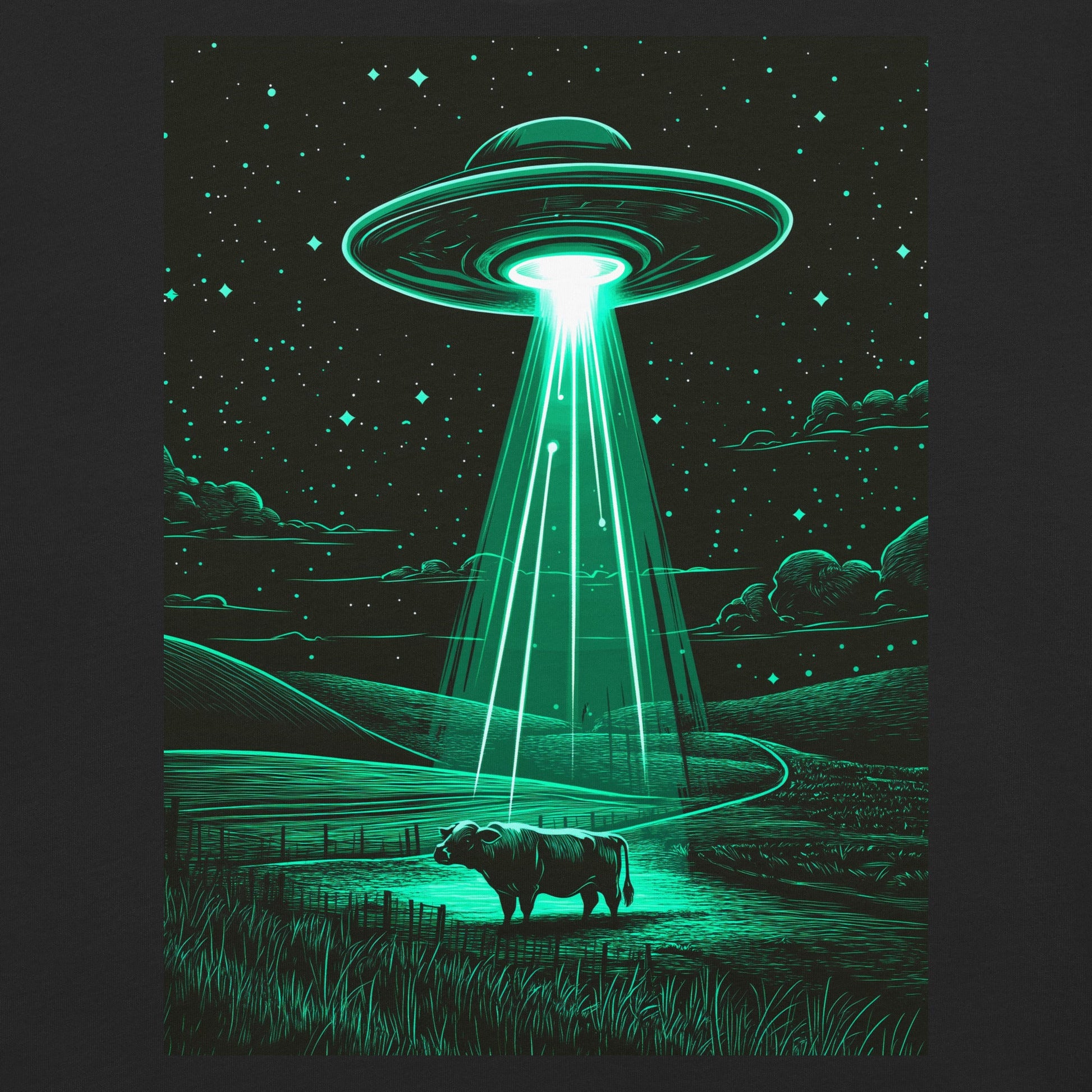 The Abduction Chronicles - Unisex garment - dyed heavyweight t-shirt - BBairt