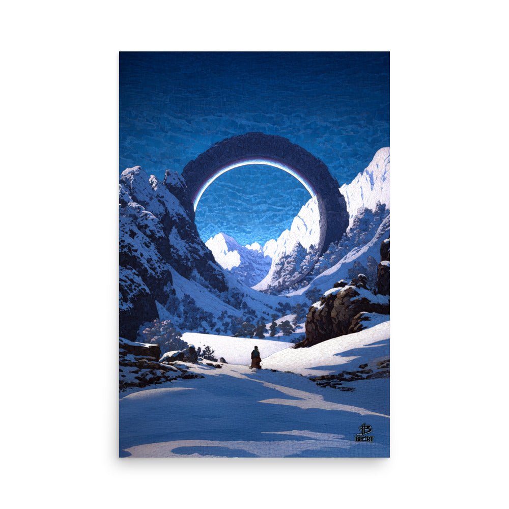 The Arc of Kōri Pass – Photo Paper Poster - BBairt
