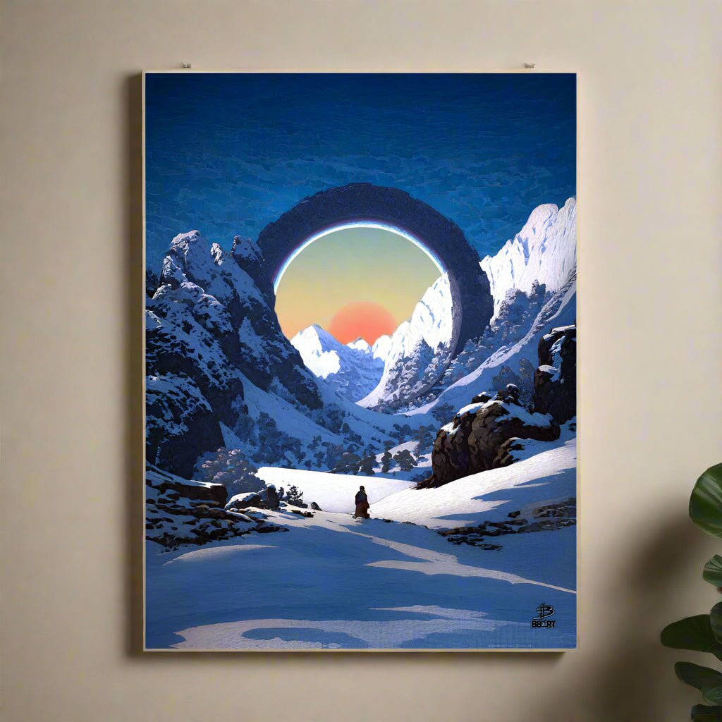 The Arc of Kōri Pass – Photo Paper Poster - BBairt
