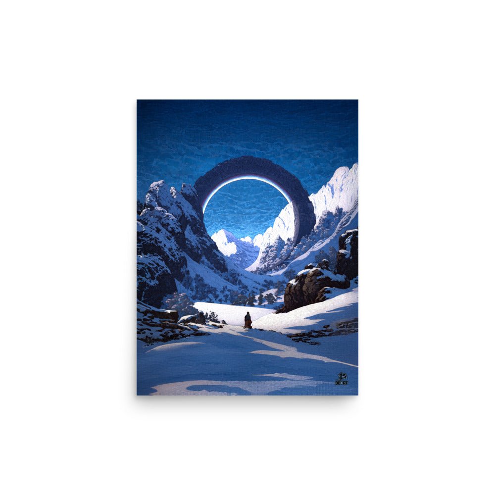 The Arc of Kōri Pass – Photo Paper Poster - BBairt