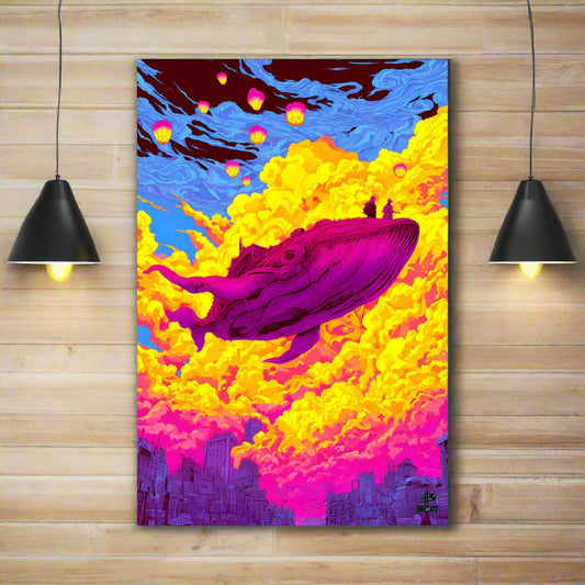 The Dreamwhale – Photo Paper Poster - BBairt