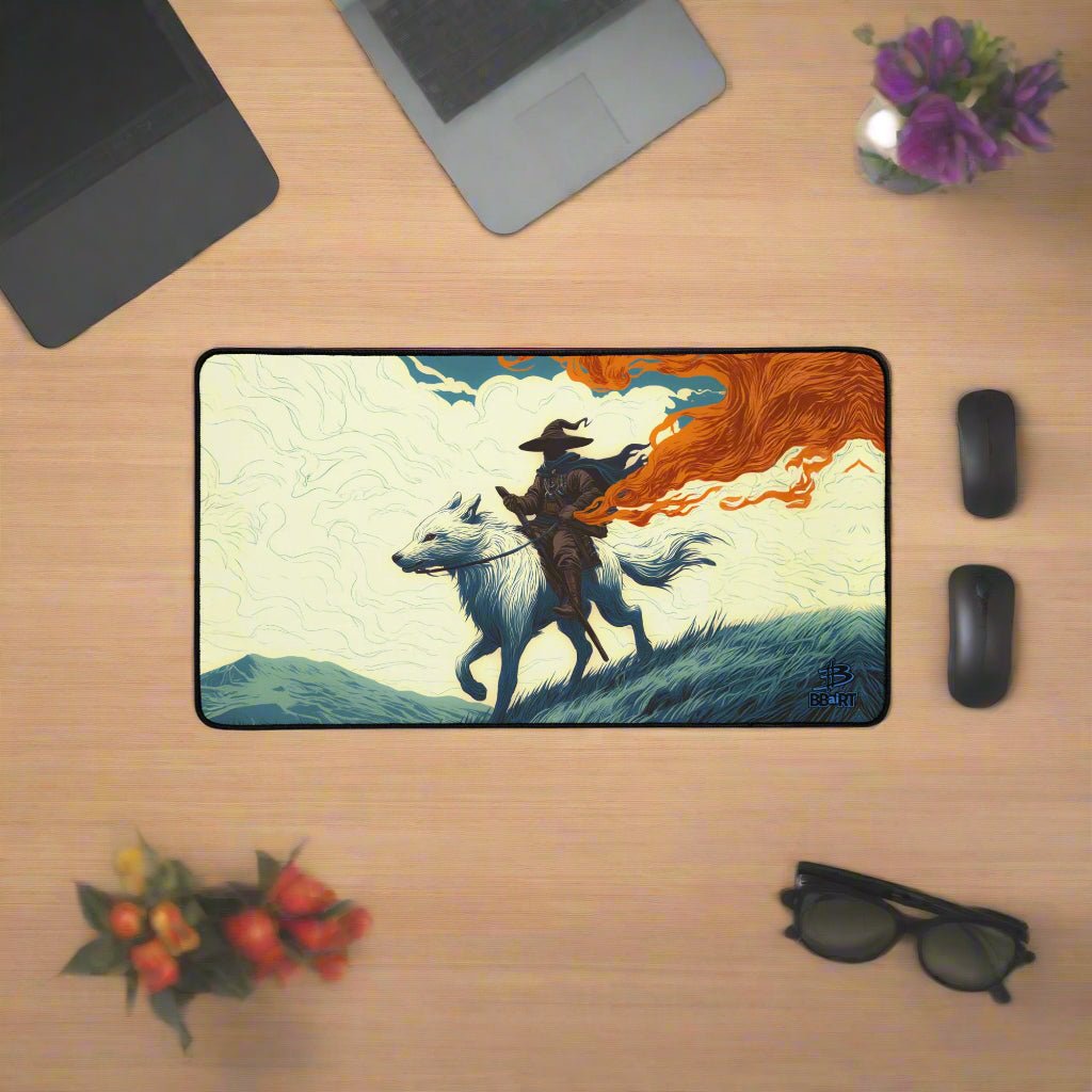The Embertrail Rider – Desk Mat - BBairt