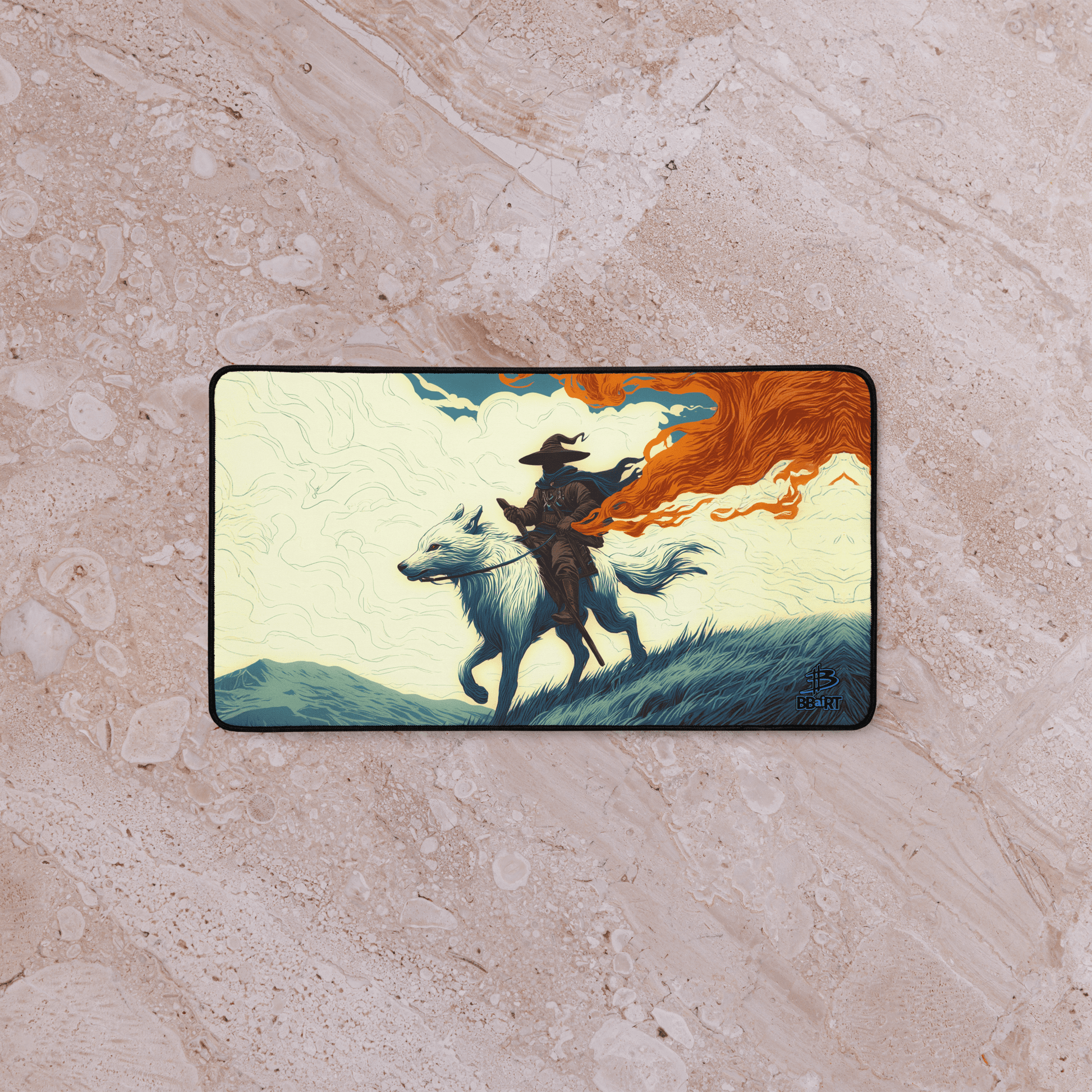 The Embertrail Rider – Desk Mat - BBairt