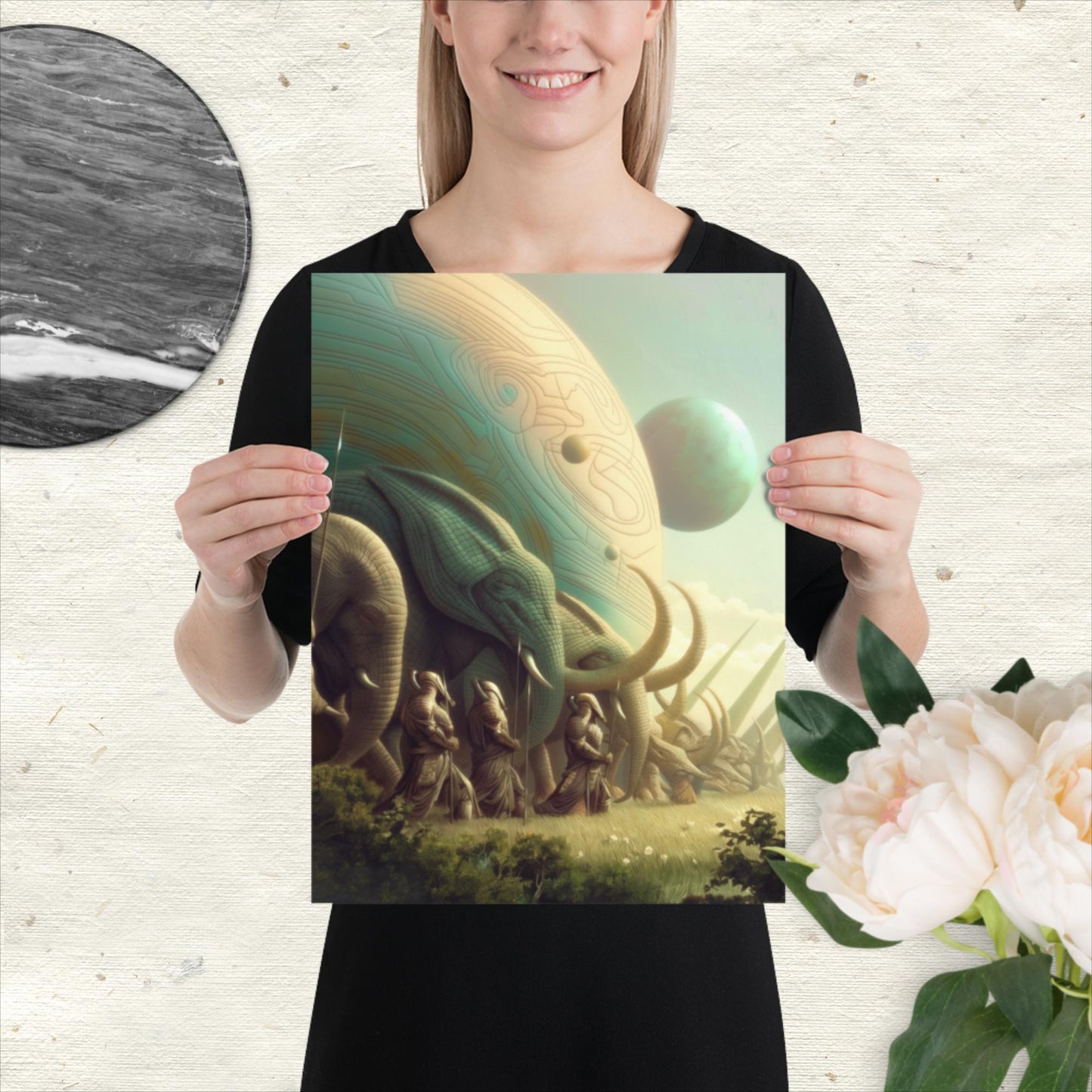 The Goliaths' Meadow March - Photo paper poster - BBairt