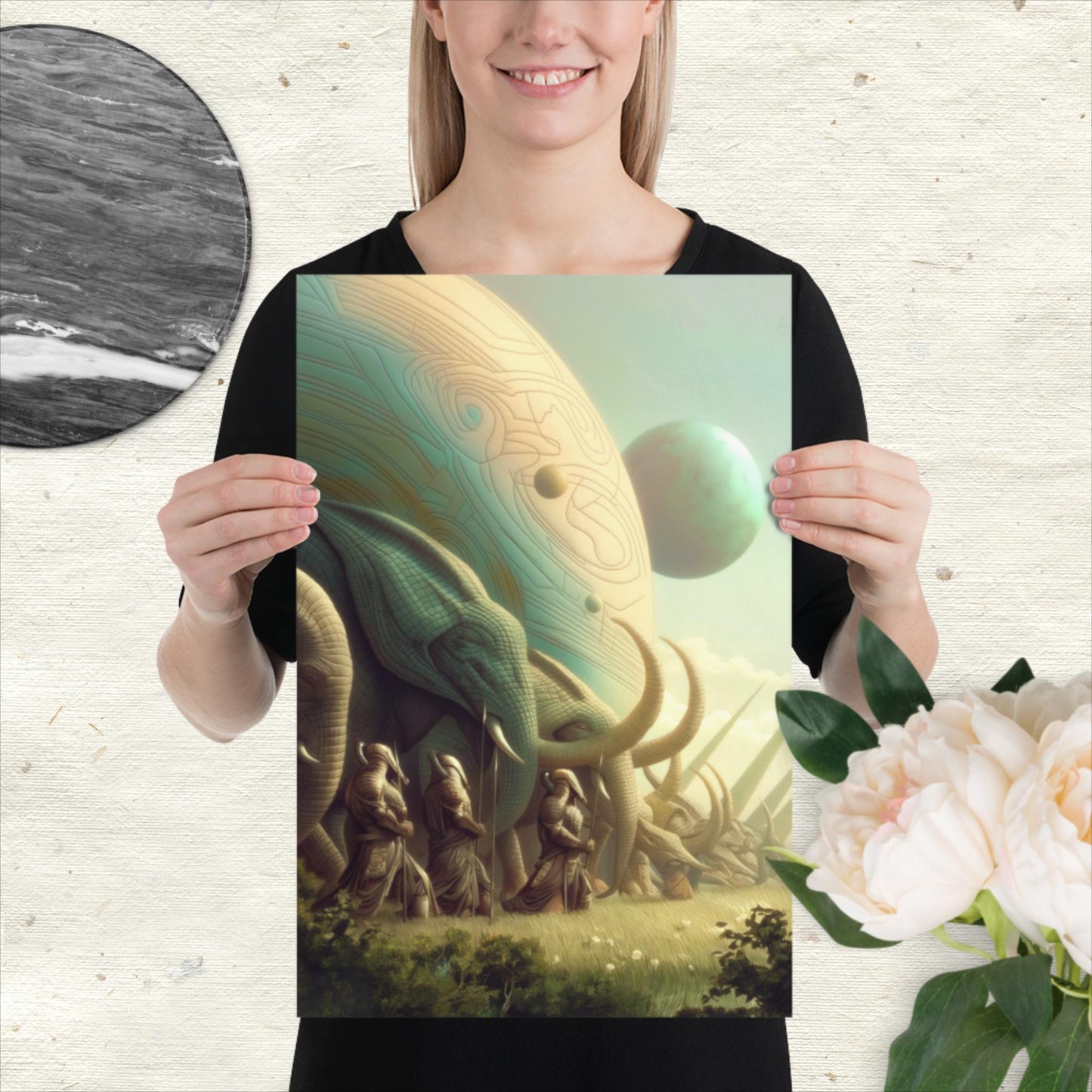 The Goliaths' Meadow March - Photo paper poster - BBairt