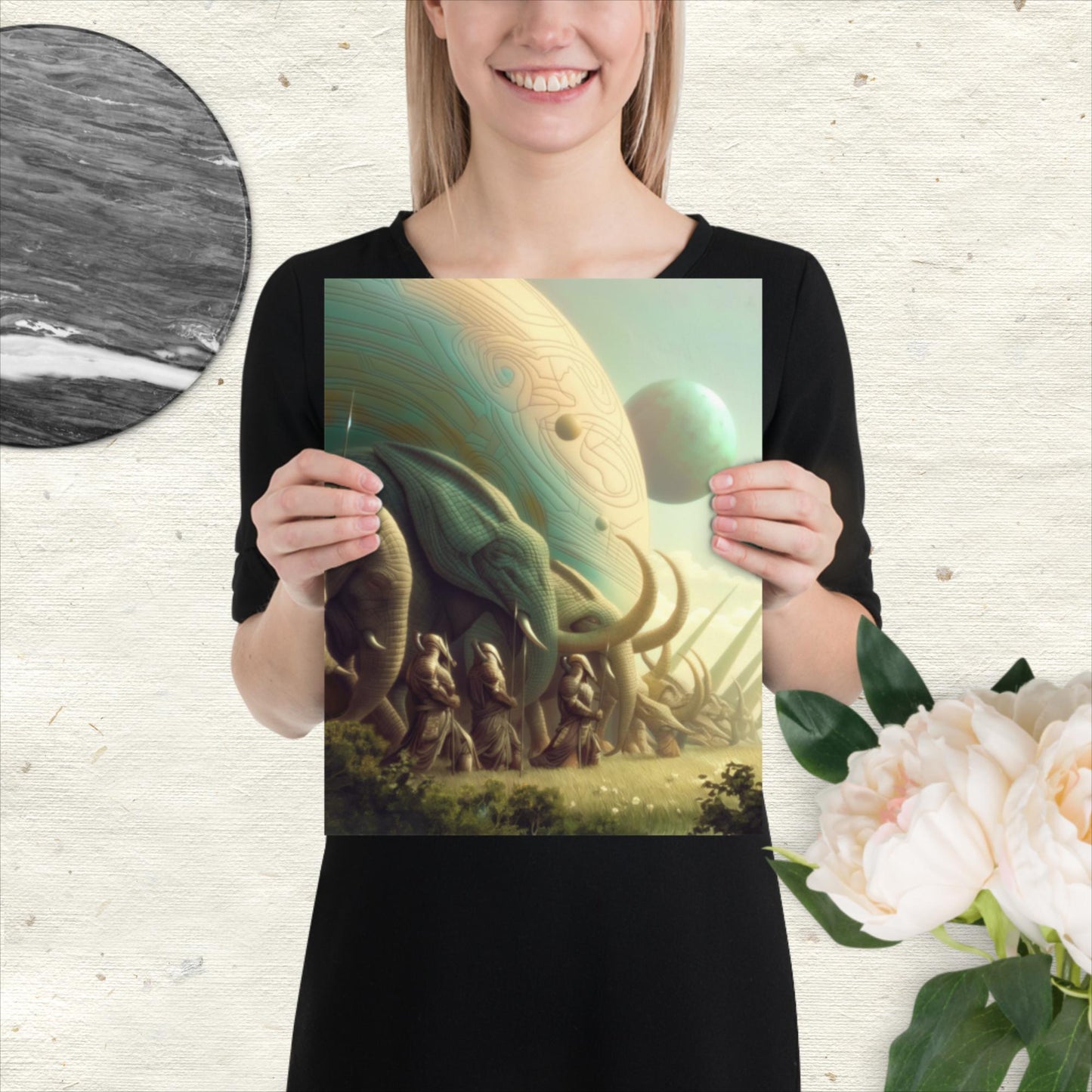The Goliaths' Meadow March - Photo paper poster - BBairt