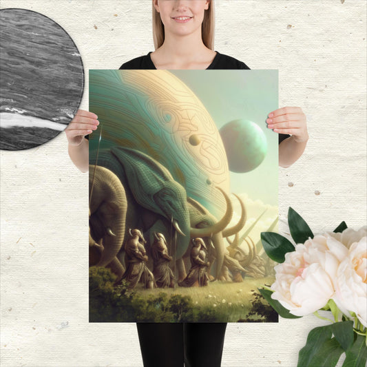 The Goliaths' Meadow March - Photo paper poster - BBairt