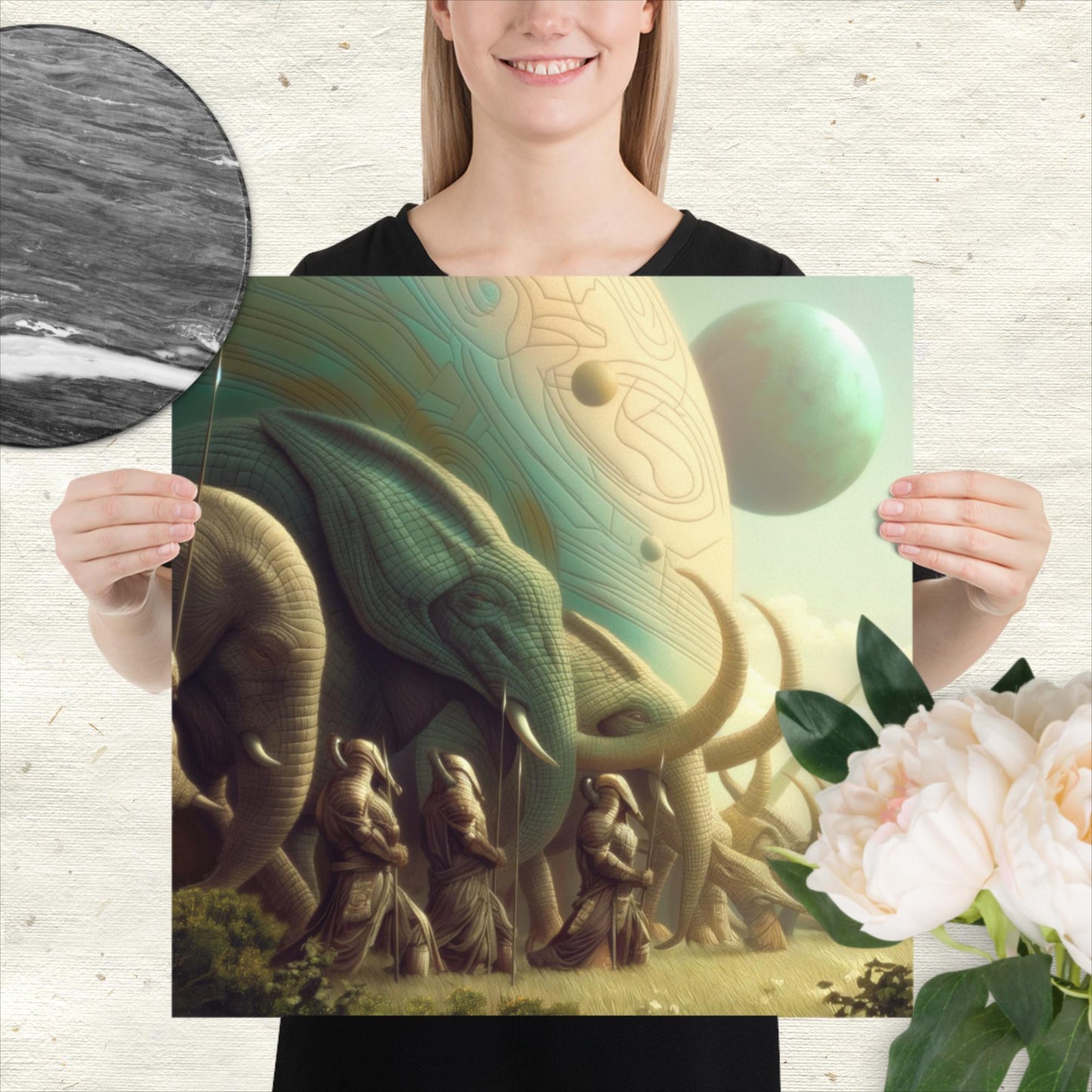 The Goliaths' Meadow March - Photo paper poster - BBairt