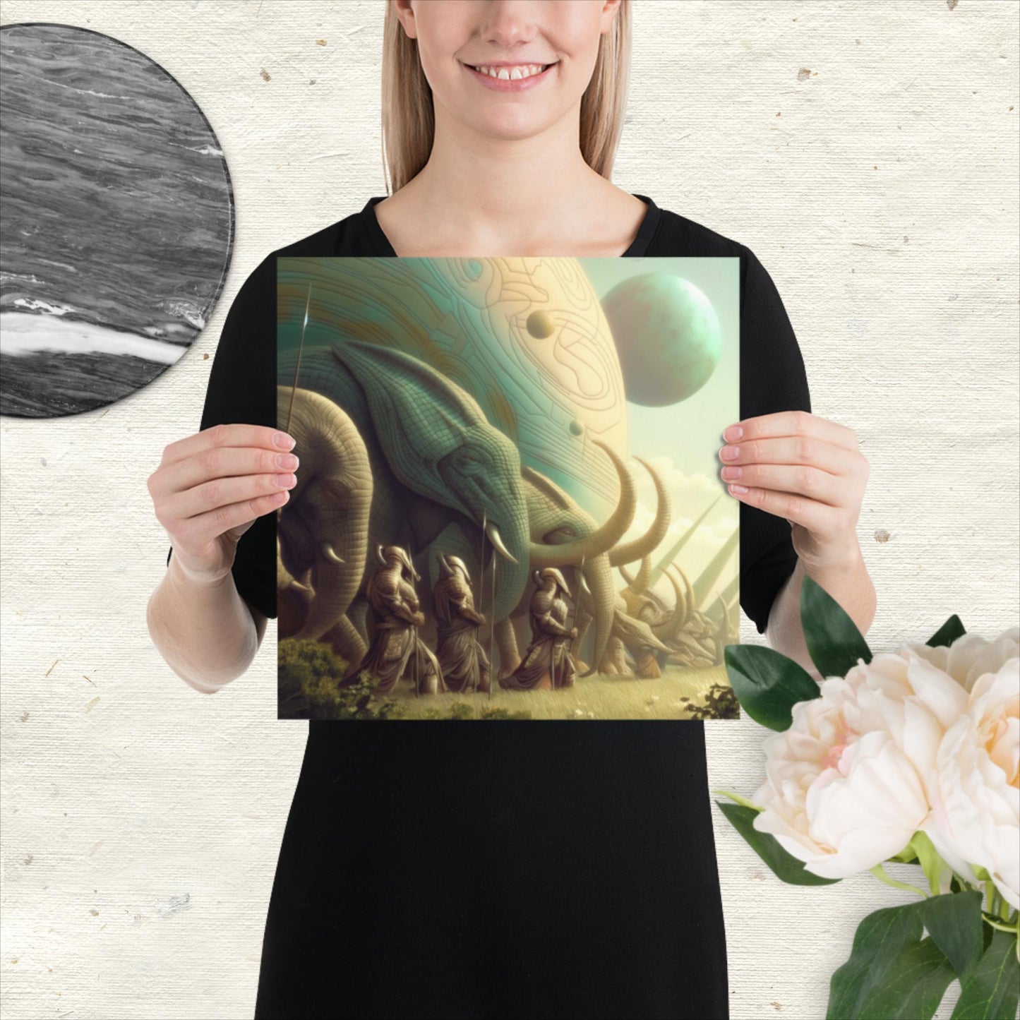 The Goliaths' Meadow March - Photo paper poster - BBairt