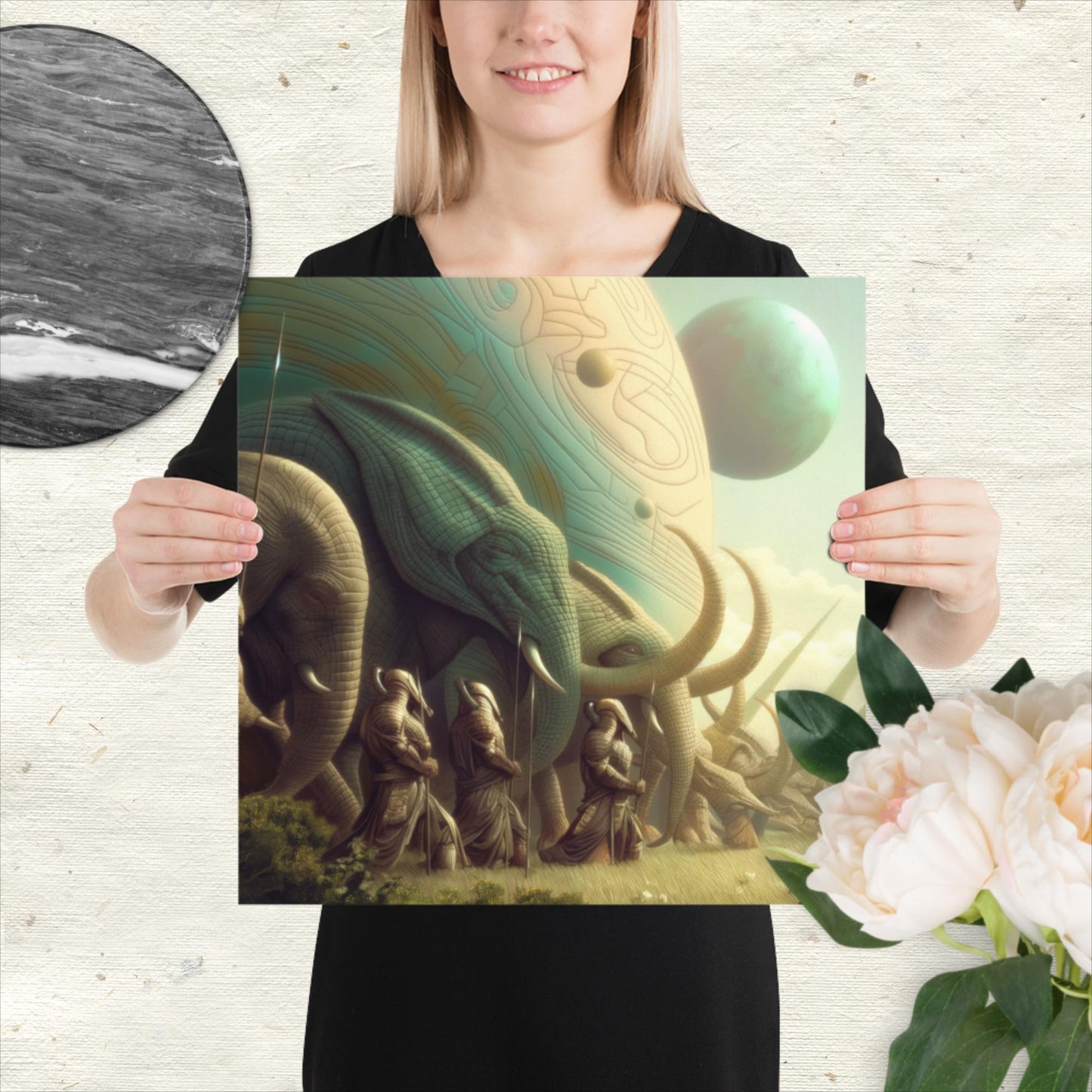 The Goliaths' Meadow March - Photo paper poster - BBairt