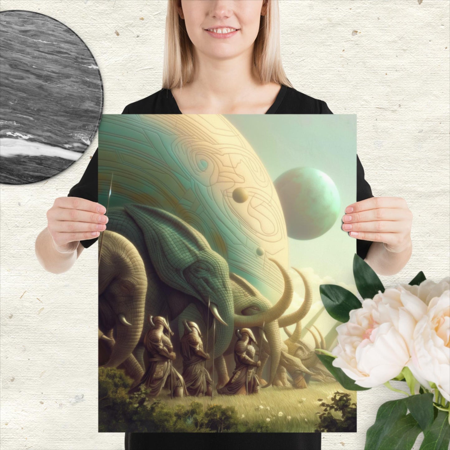 The Goliaths' Meadow March - Photo paper poster - BBairt