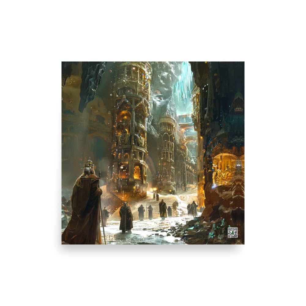 The Grand Halls of Grimhold Deep - Photo Paper Poster - BBairt