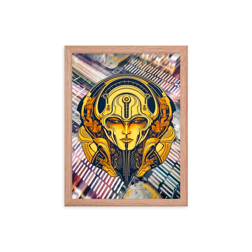 The Guardian's Mask: Alloyra - Framed photo paper poster - BBairt