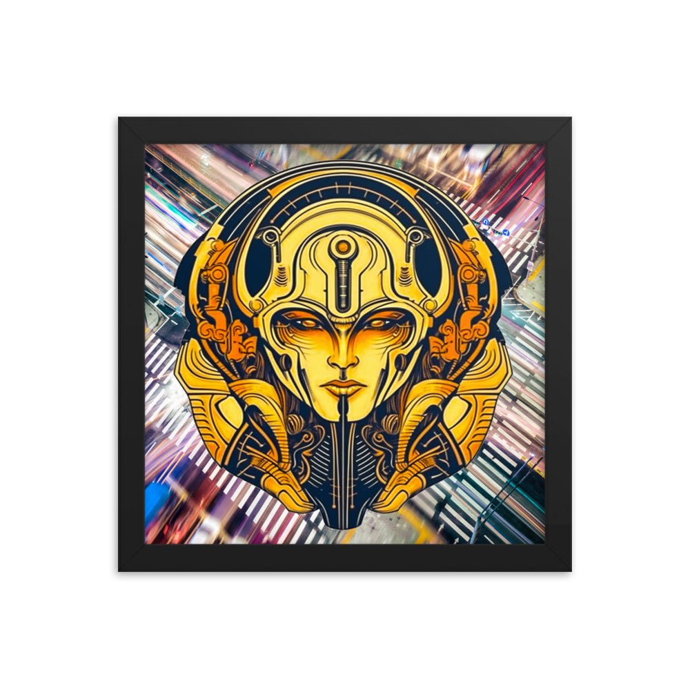 The Guardian's Mask: Alloyra - Framed photo paper poster - BBairt
