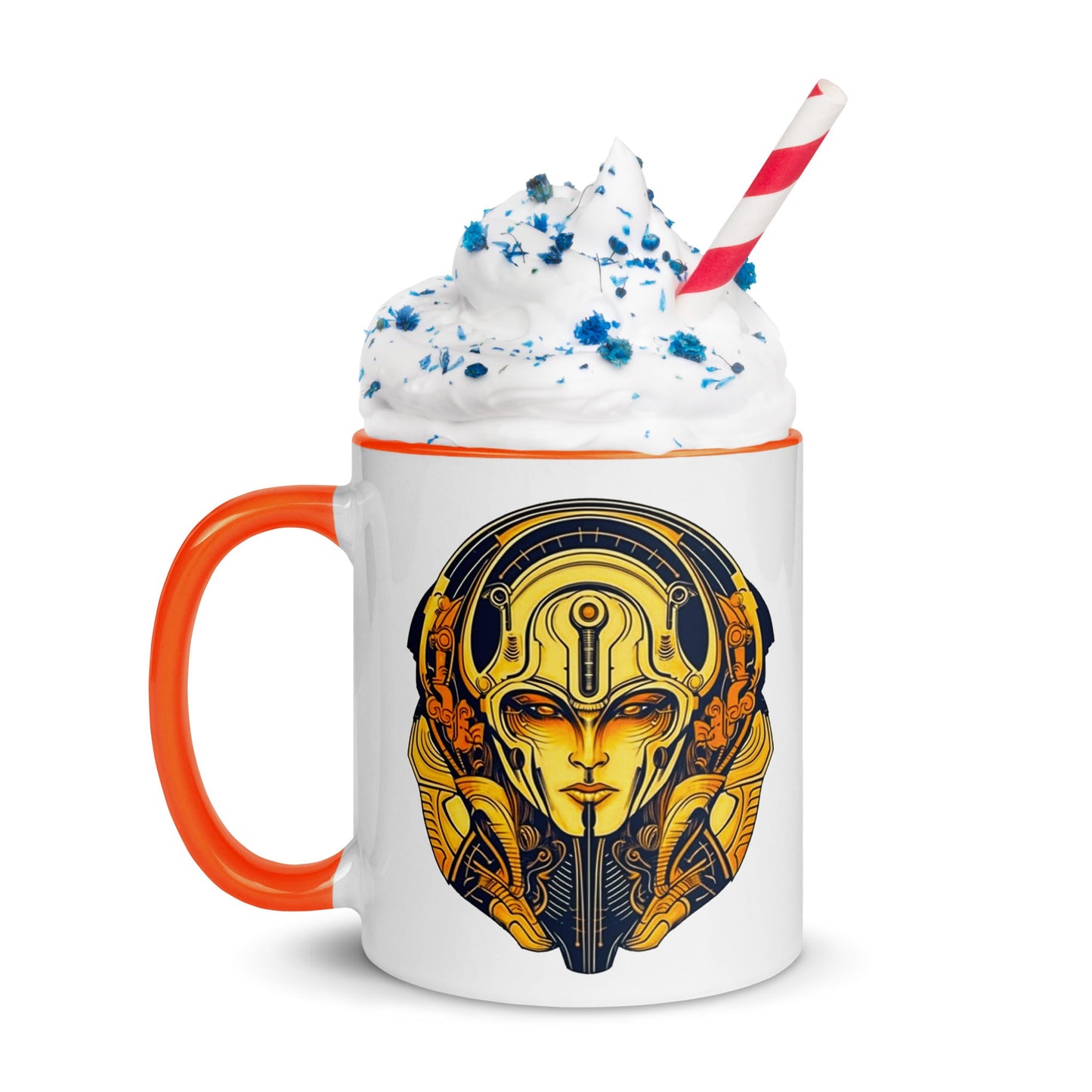 The Guardian's Mask: Alloyra - Mug with Color Inside - BBairt