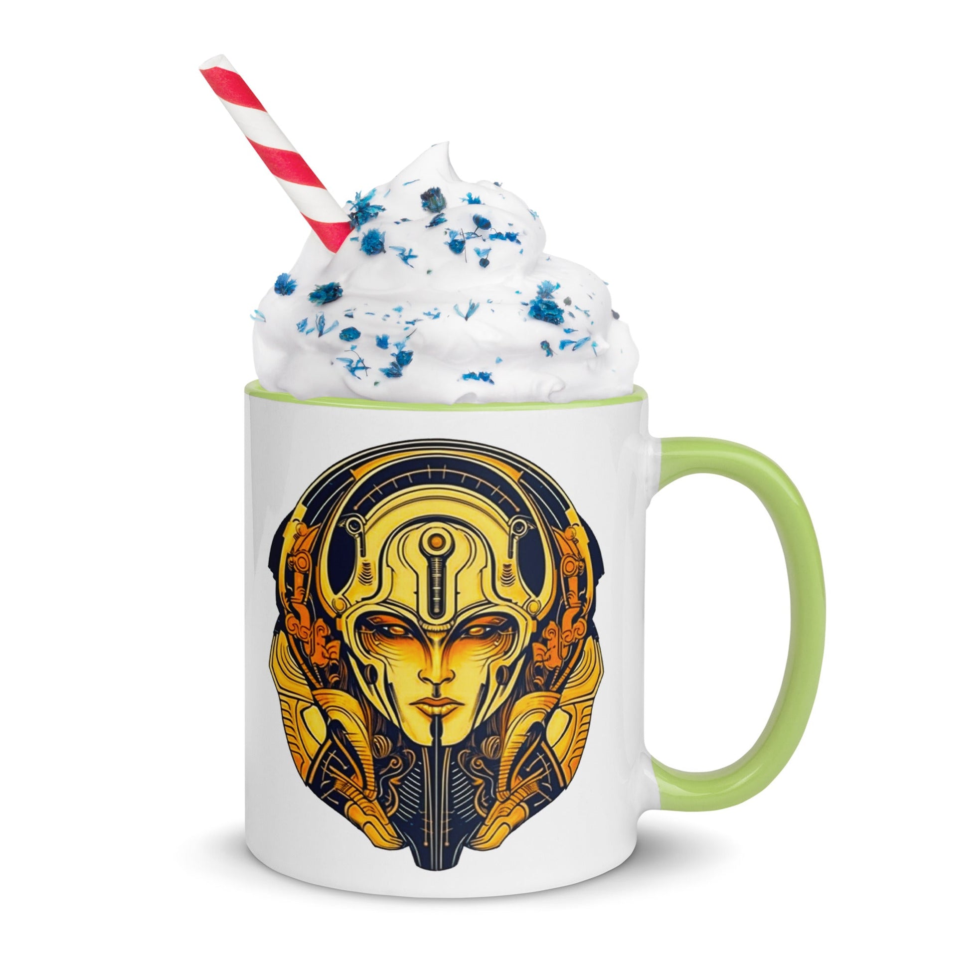The Guardian's Mask: Alloyra - Mug with Color Inside - BBairt