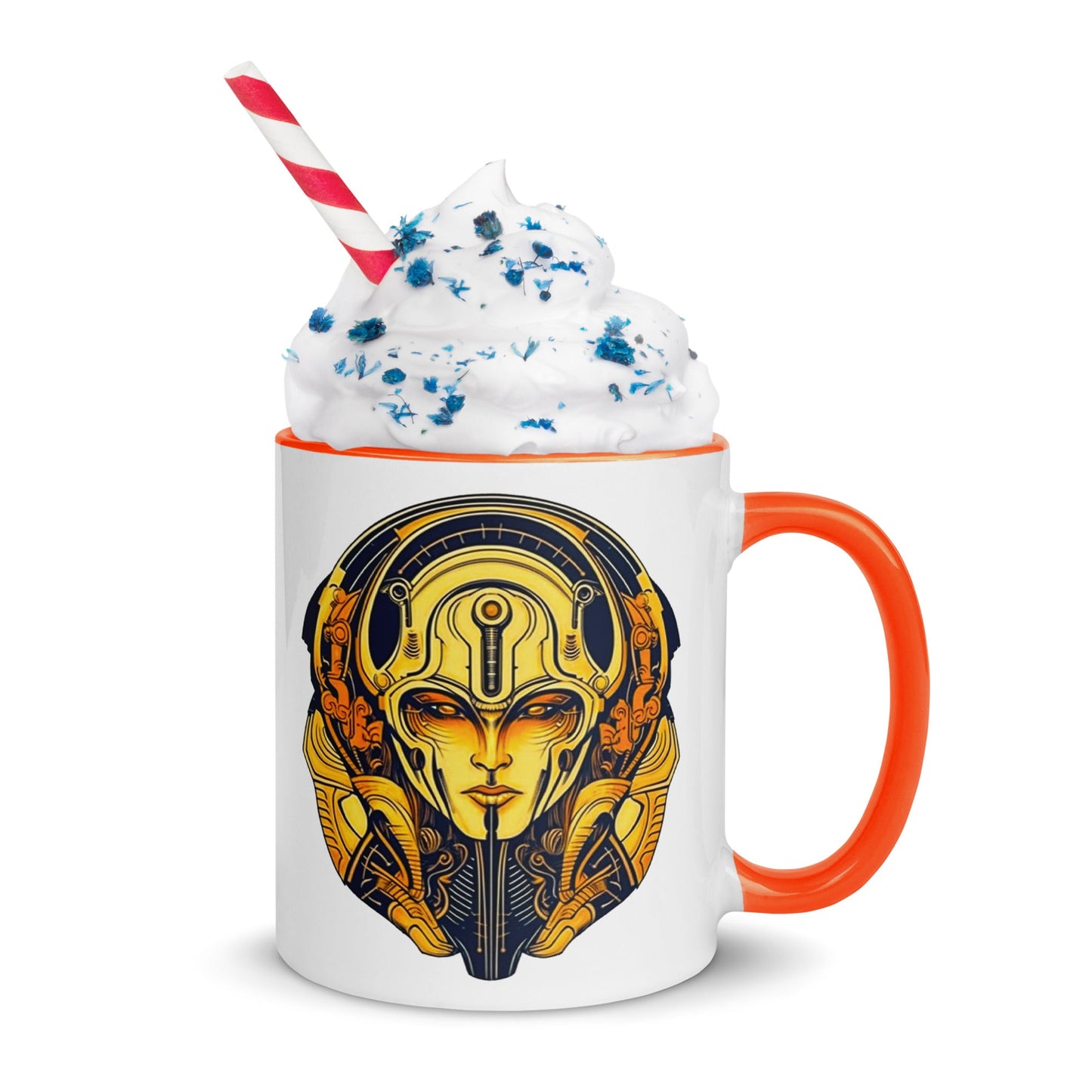 The Guardian's Mask: Alloyra - Mug with Color Inside - BBairt