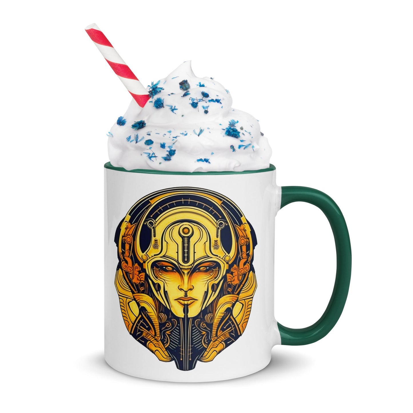 The Guardian's Mask: Alloyra - Mug with Color Inside - BBairt
