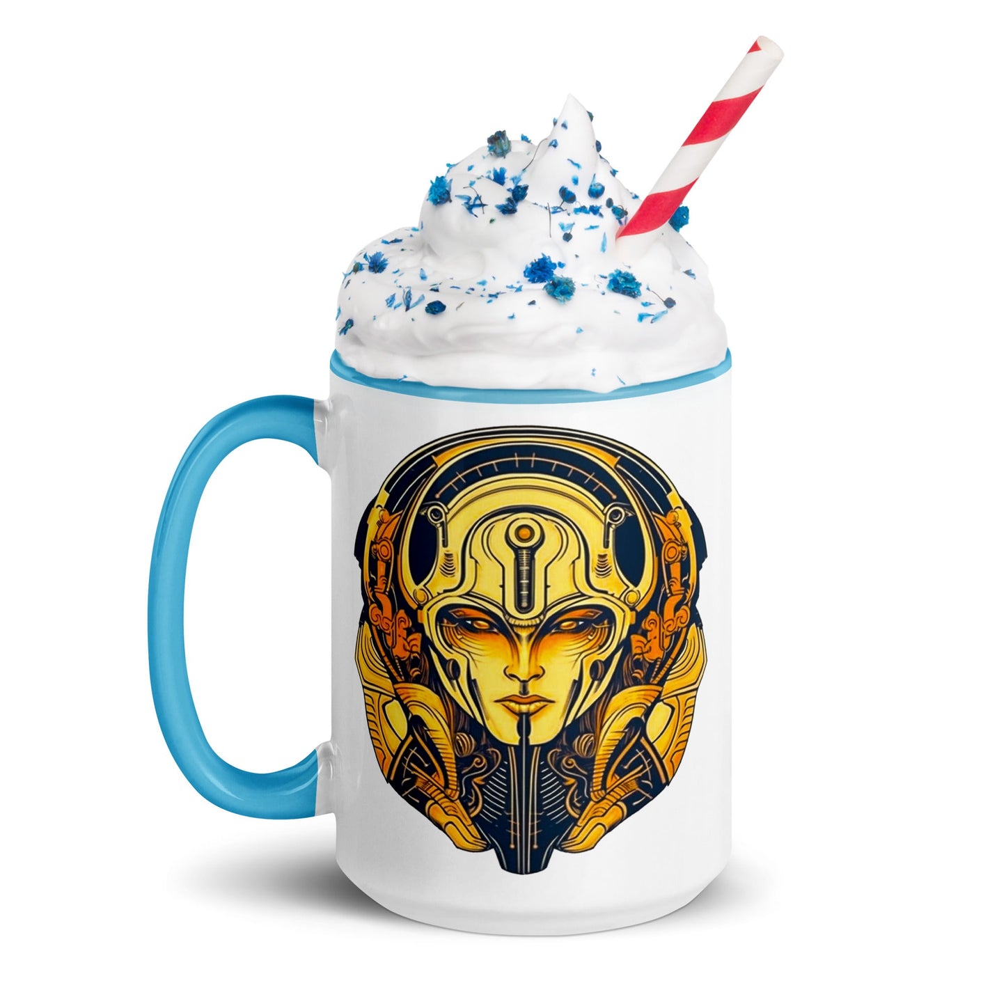 The Guardian's Mask: Alloyra - Mug with Color Inside - BBairt
