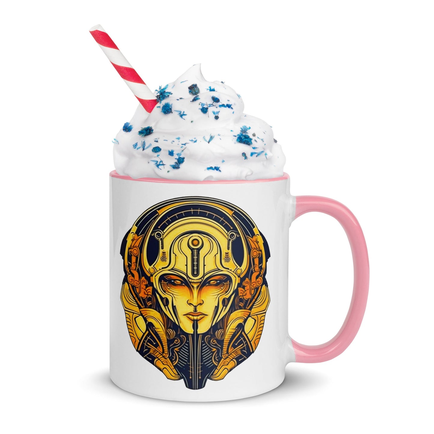 The Guardian's Mask: Alloyra - Mug with Color Inside - BBairt