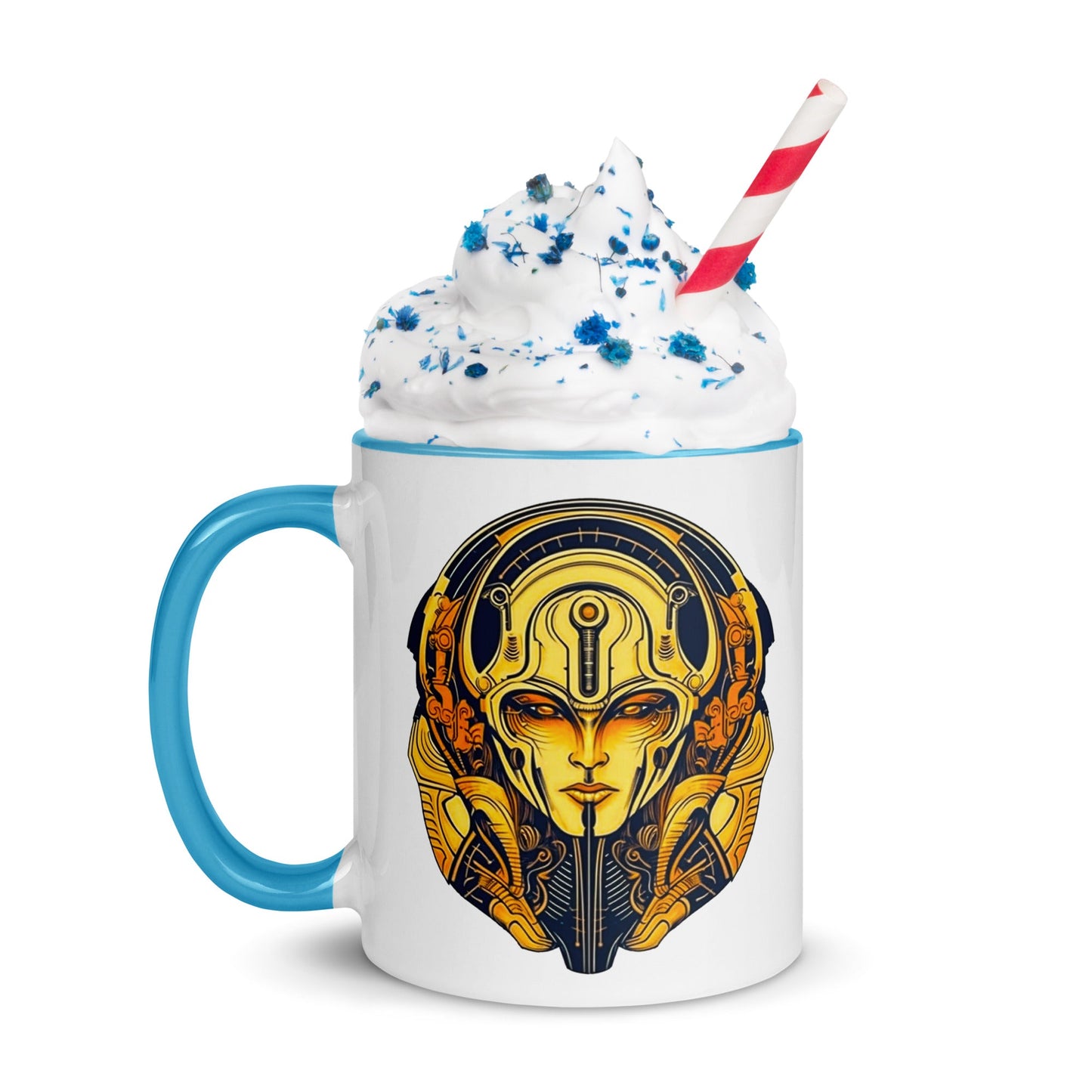 The Guardian's Mask: Alloyra - Mug with Color Inside - BBairt