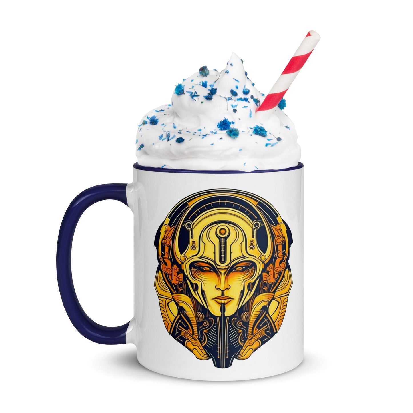 The Guardian's Mask: Alloyra - Mug with Color Inside - BBairt