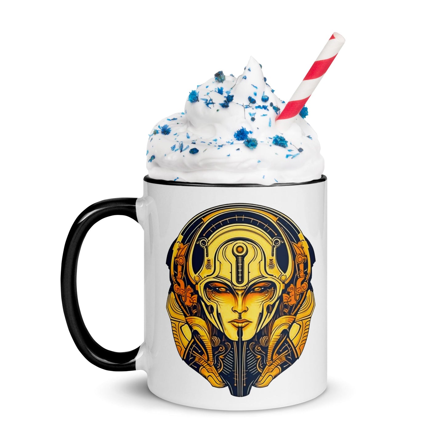 The Guardian's Mask: Alloyra - Mug with Color Inside - BBairt