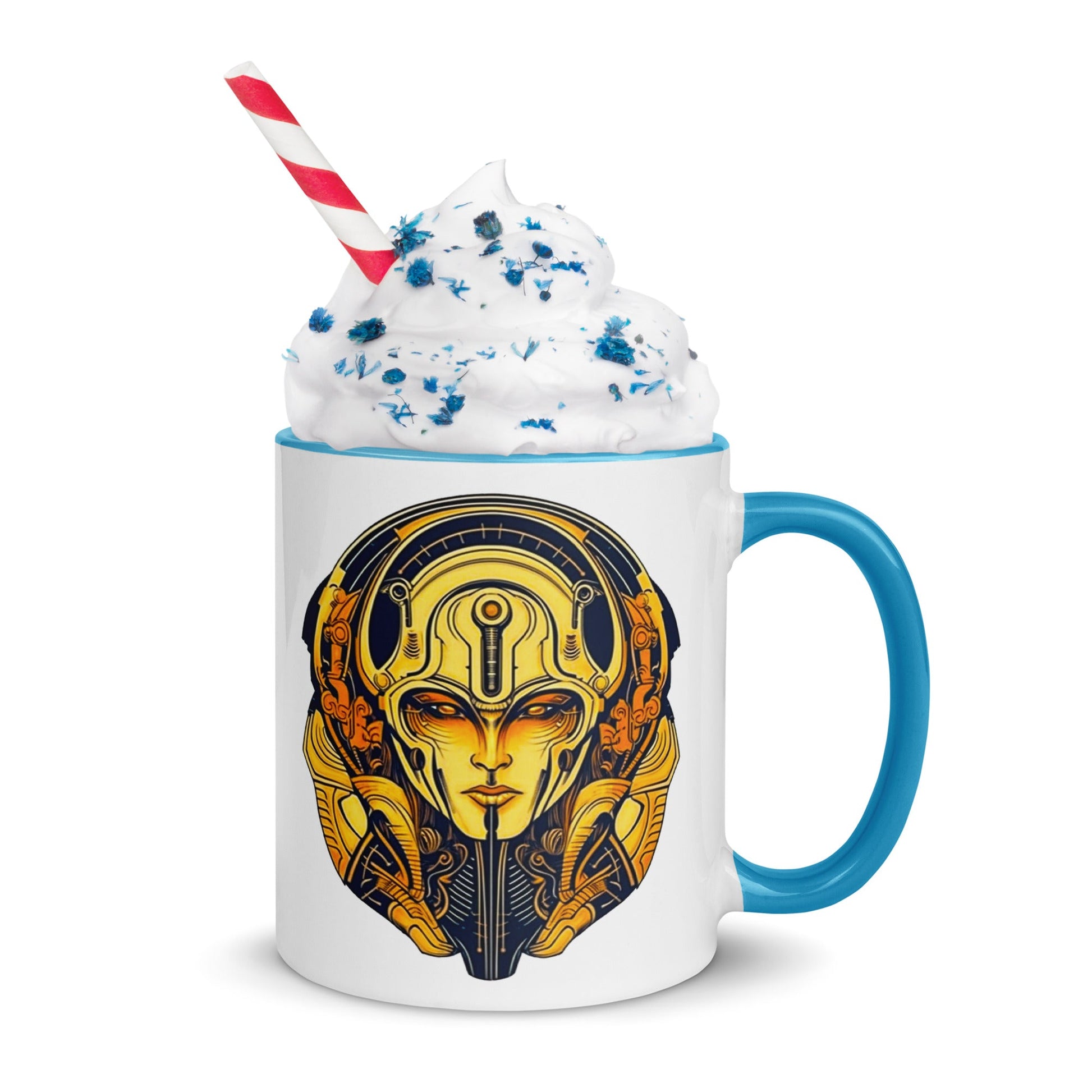The Guardian's Mask: Alloyra - Mug with Color Inside - BBairt