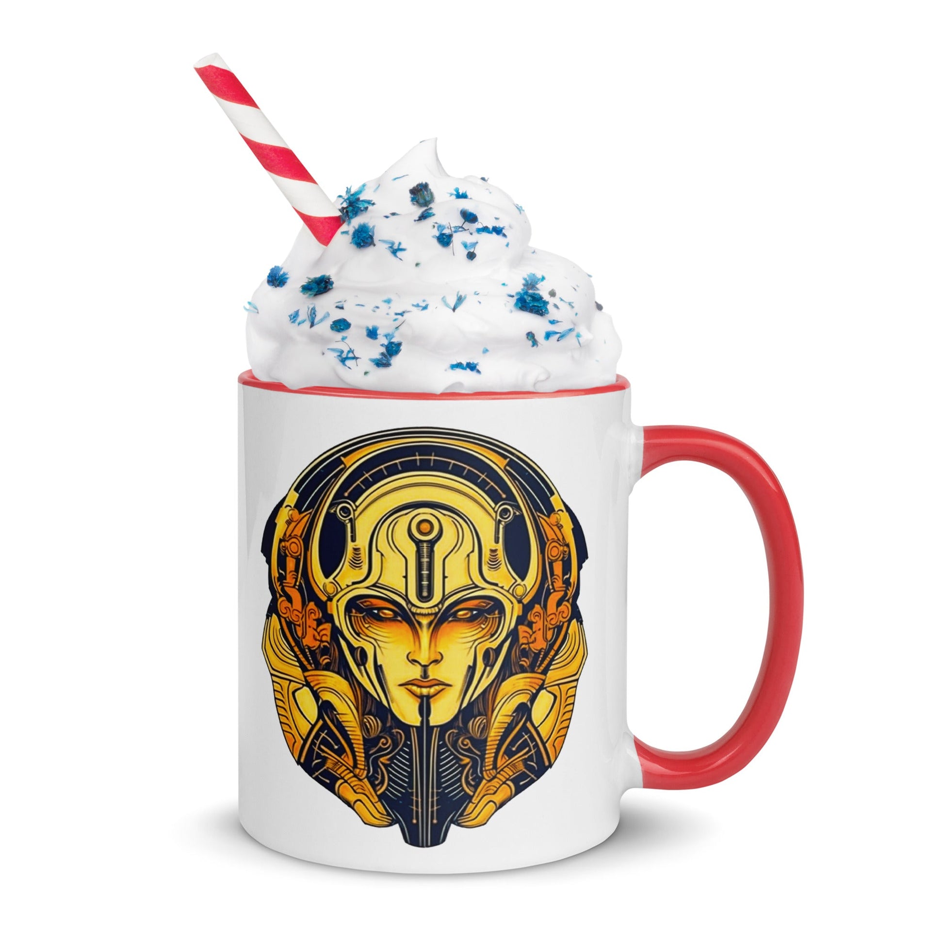 The Guardian's Mask: Alloyra - Mug with Color Inside - BBairt