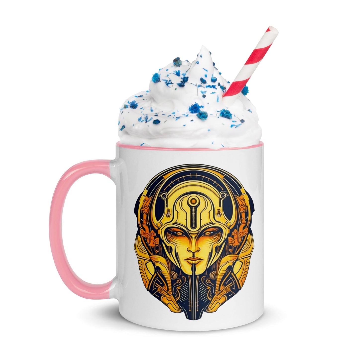 The Guardian's Mask: Alloyra - Mug with Color Inside - BBairt