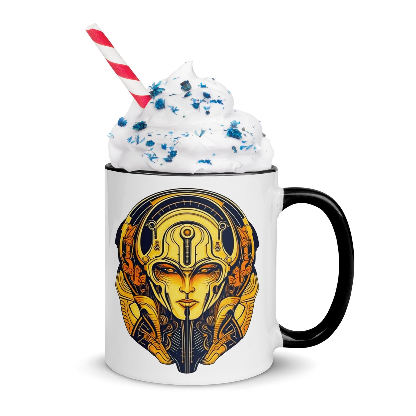 The Guardian's Mask: Alloyra - Mug with Color Inside - BBairt
