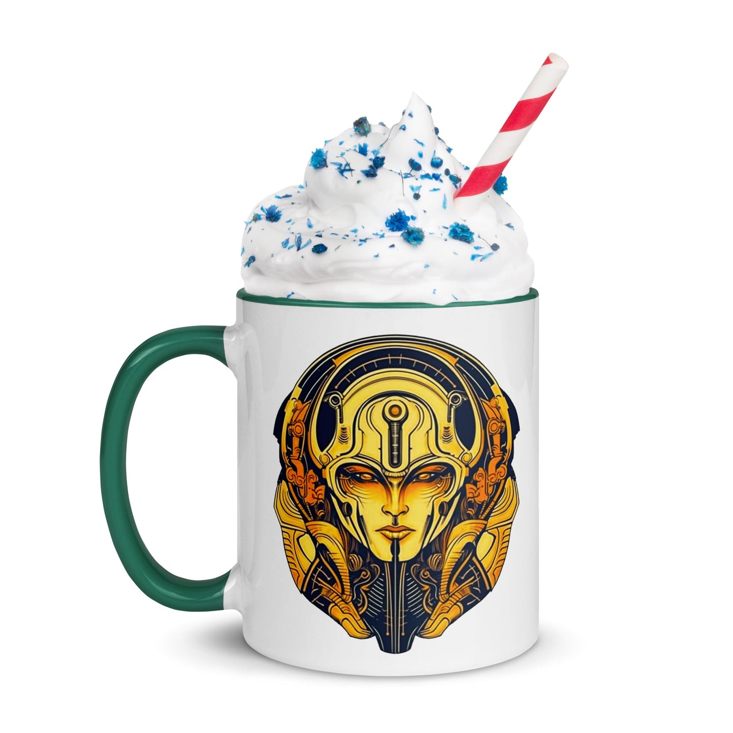 The Guardian's Mask: Alloyra - Mug with Color Inside - BBairt
