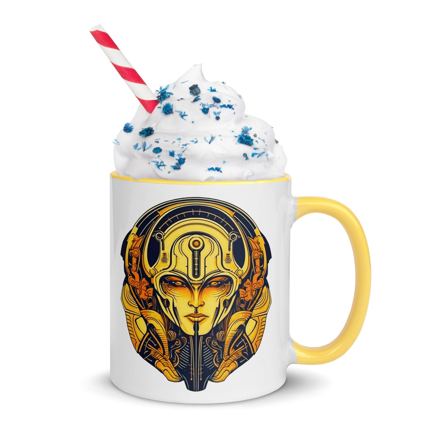 The Guardian's Mask: Alloyra - Mug with Color Inside - BBairt