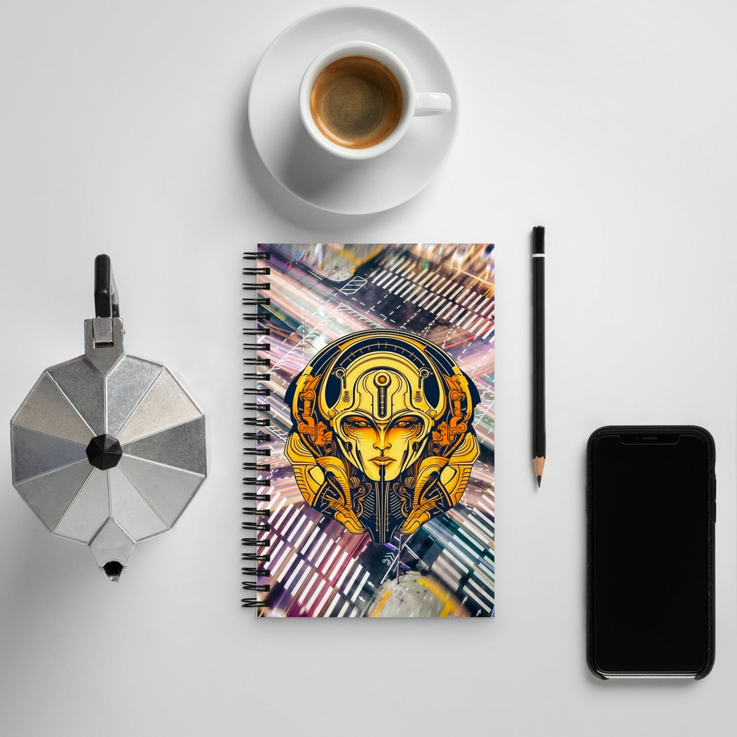 The Guardian's Mask: Alloyra - Spiral notebook - BBairt