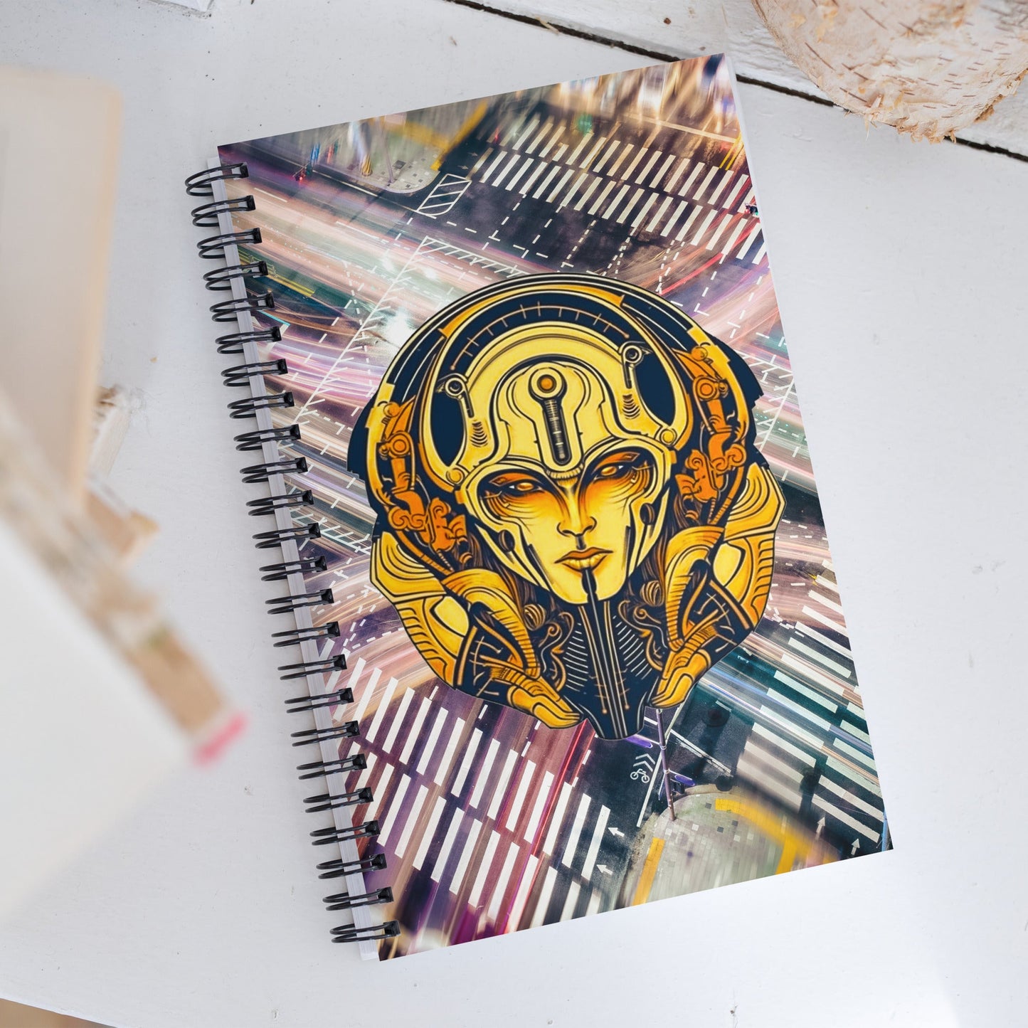 The Guardian's Mask: Alloyra - Spiral notebook - BBairt