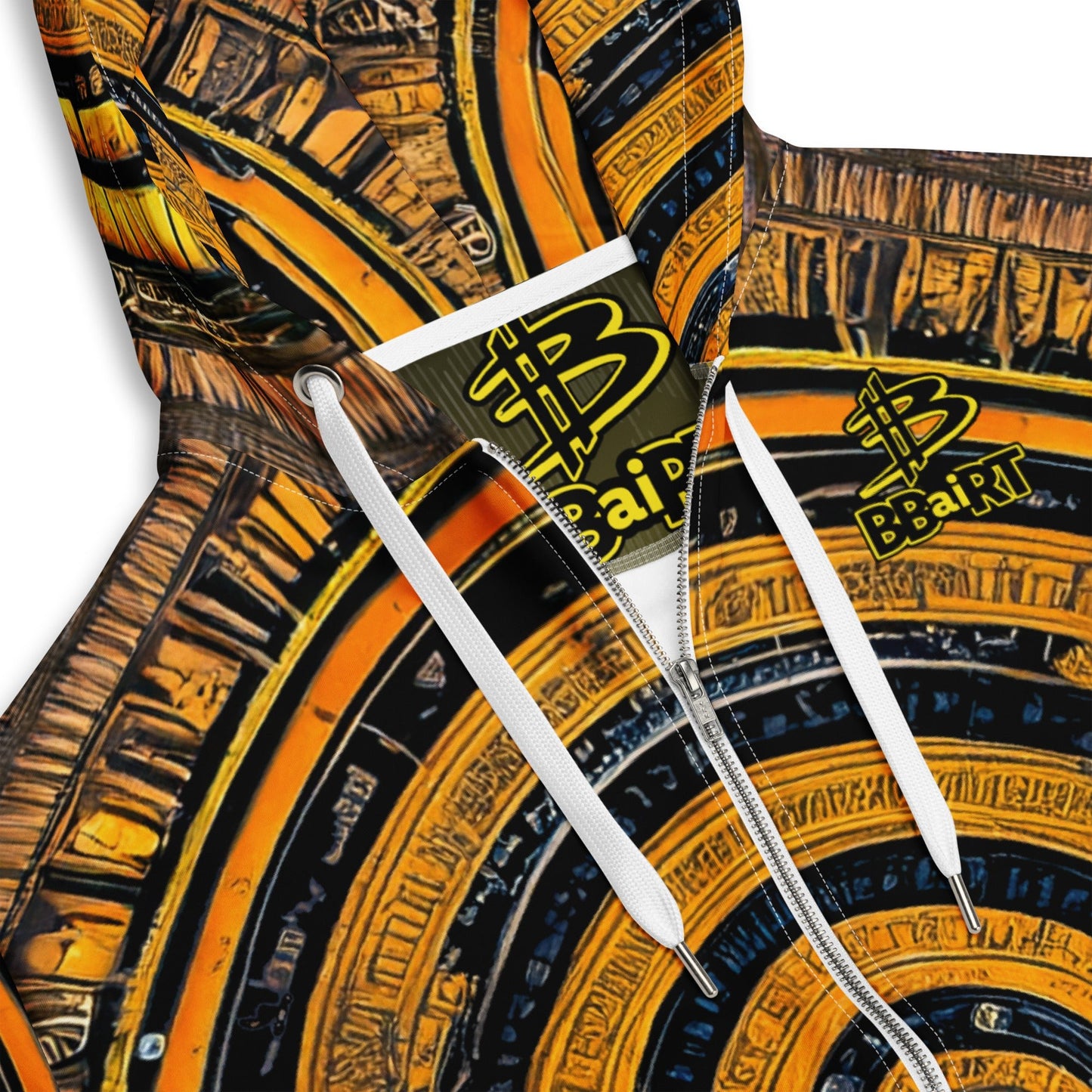 The Guardian's Mask: Alloyra - Unisex All - Over Print Zip Hoodie - BBairt