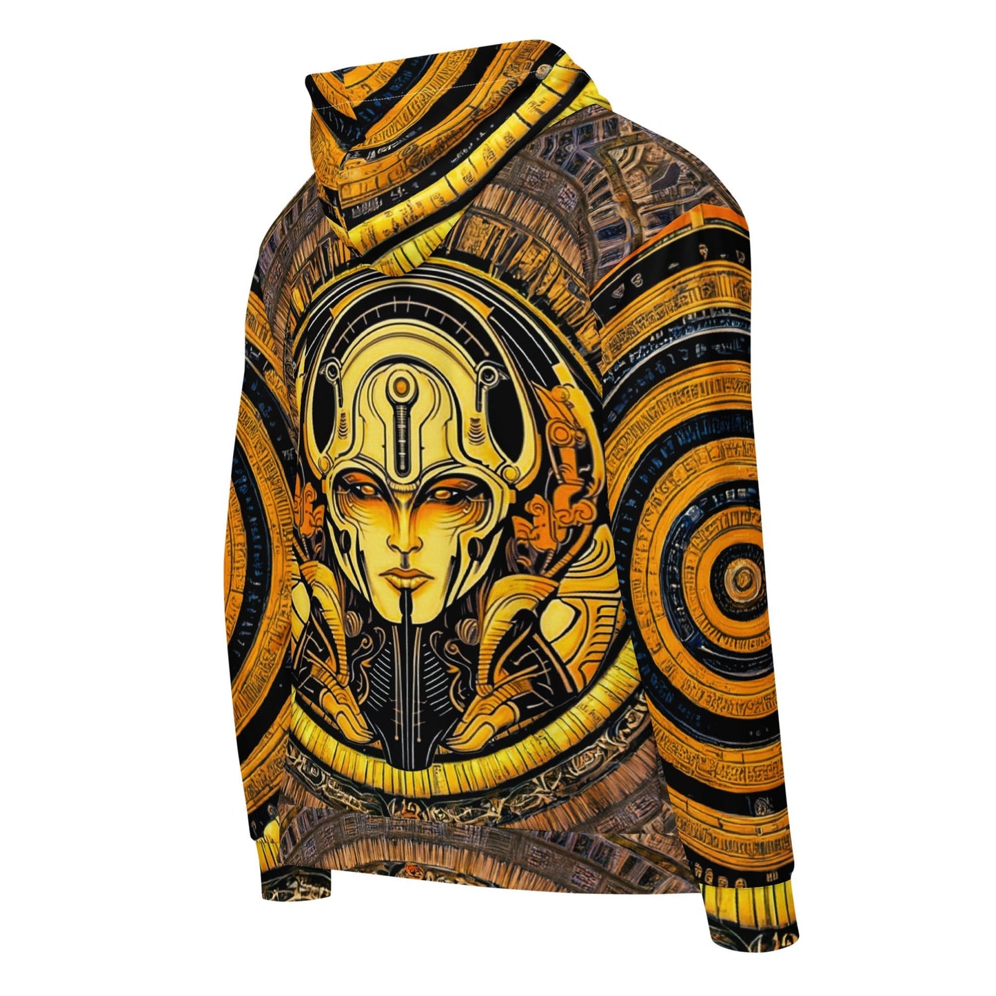 The Guardian's Mask: Alloyra - Unisex All - Over Print Zip Hoodie - BBairt