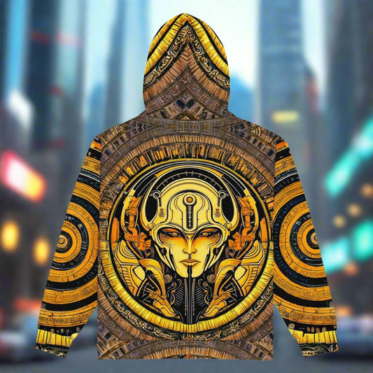 The Guardian's Mask: Alloyra - Unisex All - Over Print Zip Hoodie - BBairt