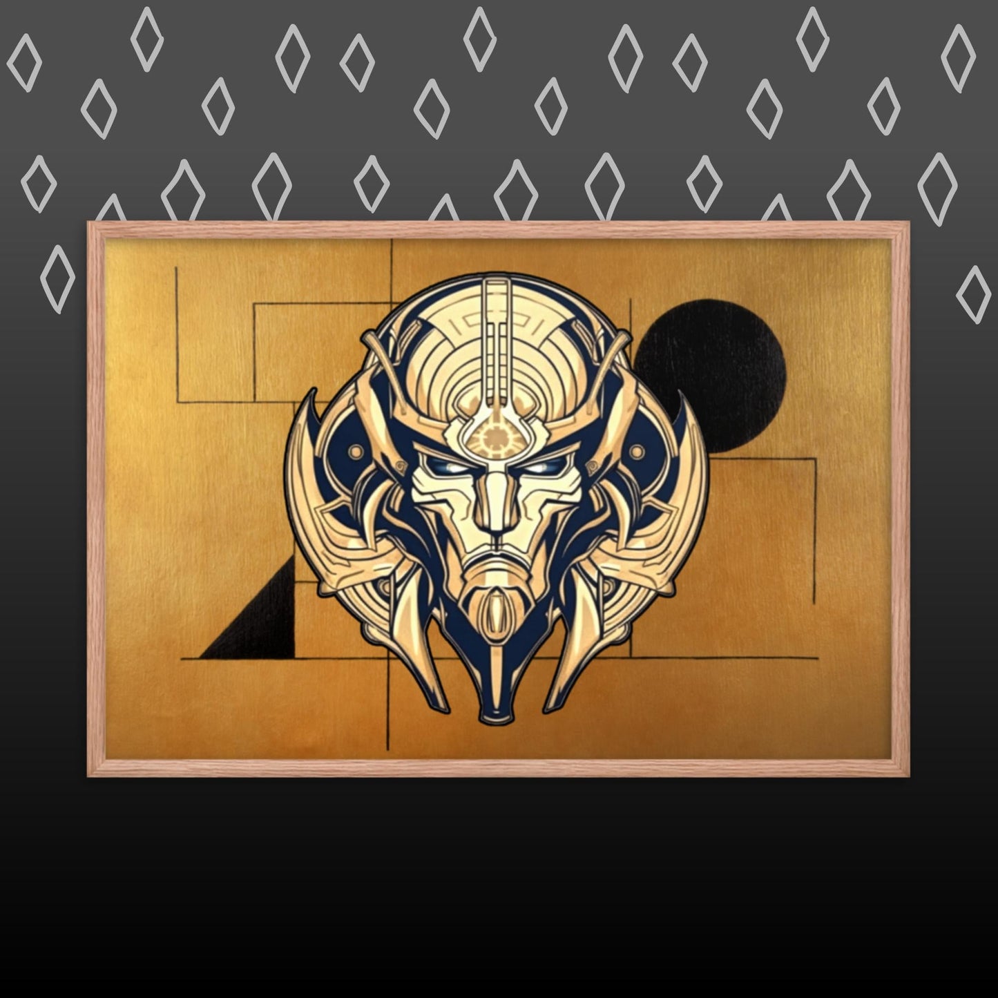 The Mask of Compassion: Landon - Framed photo paper poster - BBairt