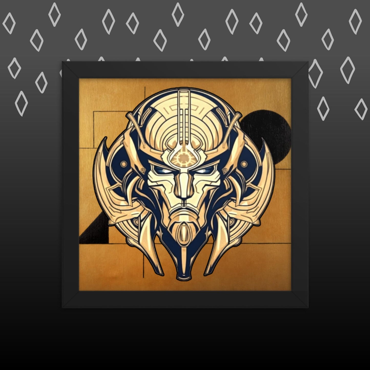 The Mask of Compassion: Landon - Framed photo paper poster - BBairt