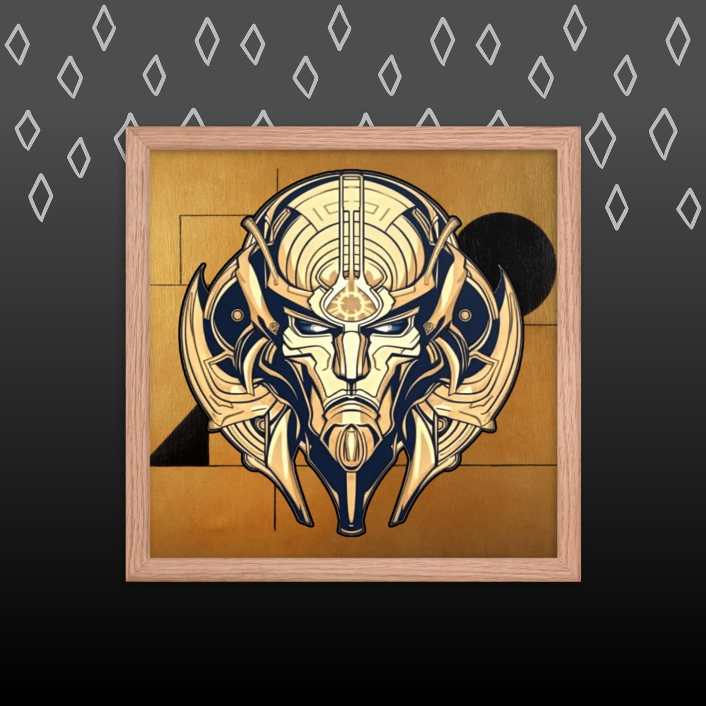 The Mask of Compassion: Landon - Framed photo paper poster - BBairt