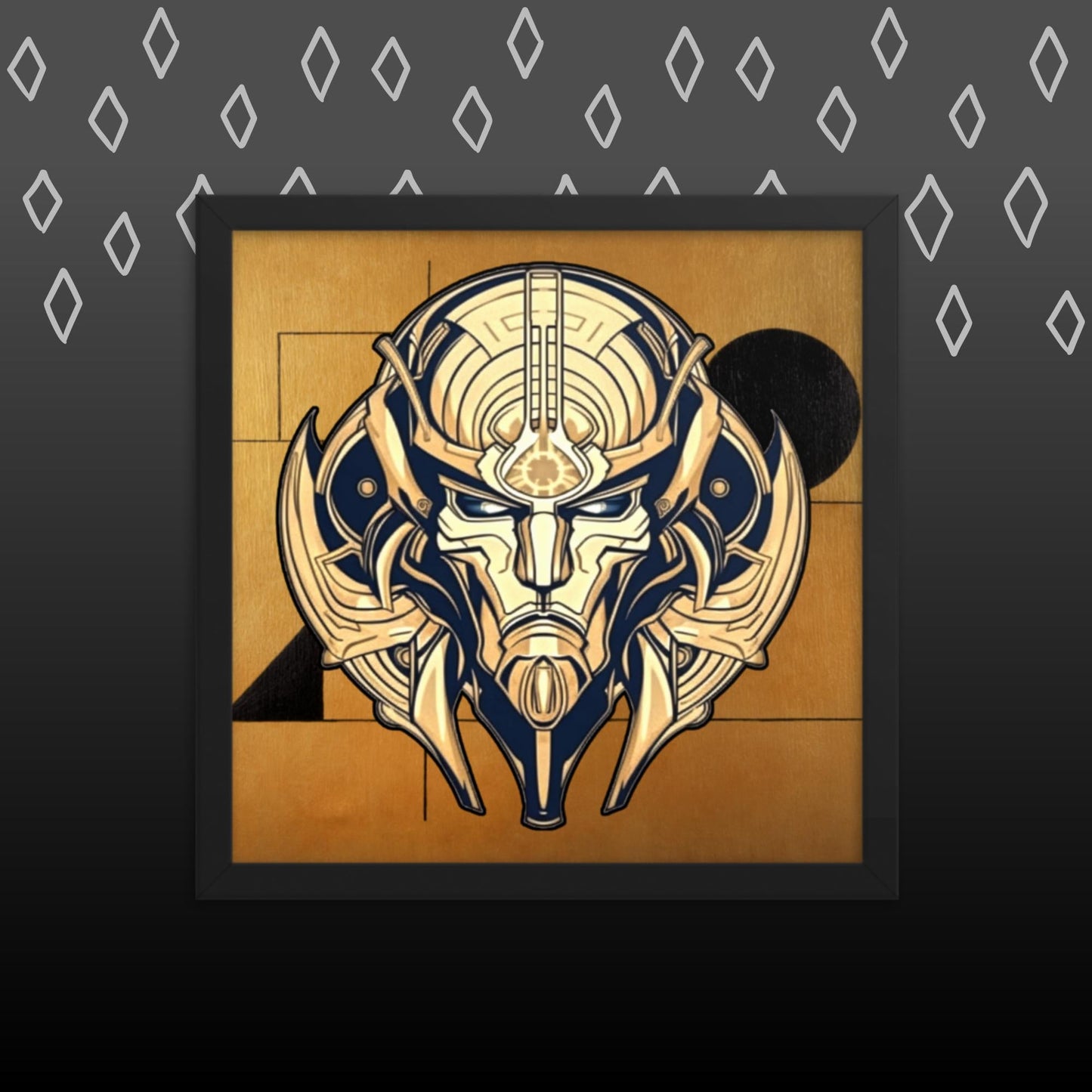 The Mask of Compassion: Landon - Framed photo paper poster - BBairt