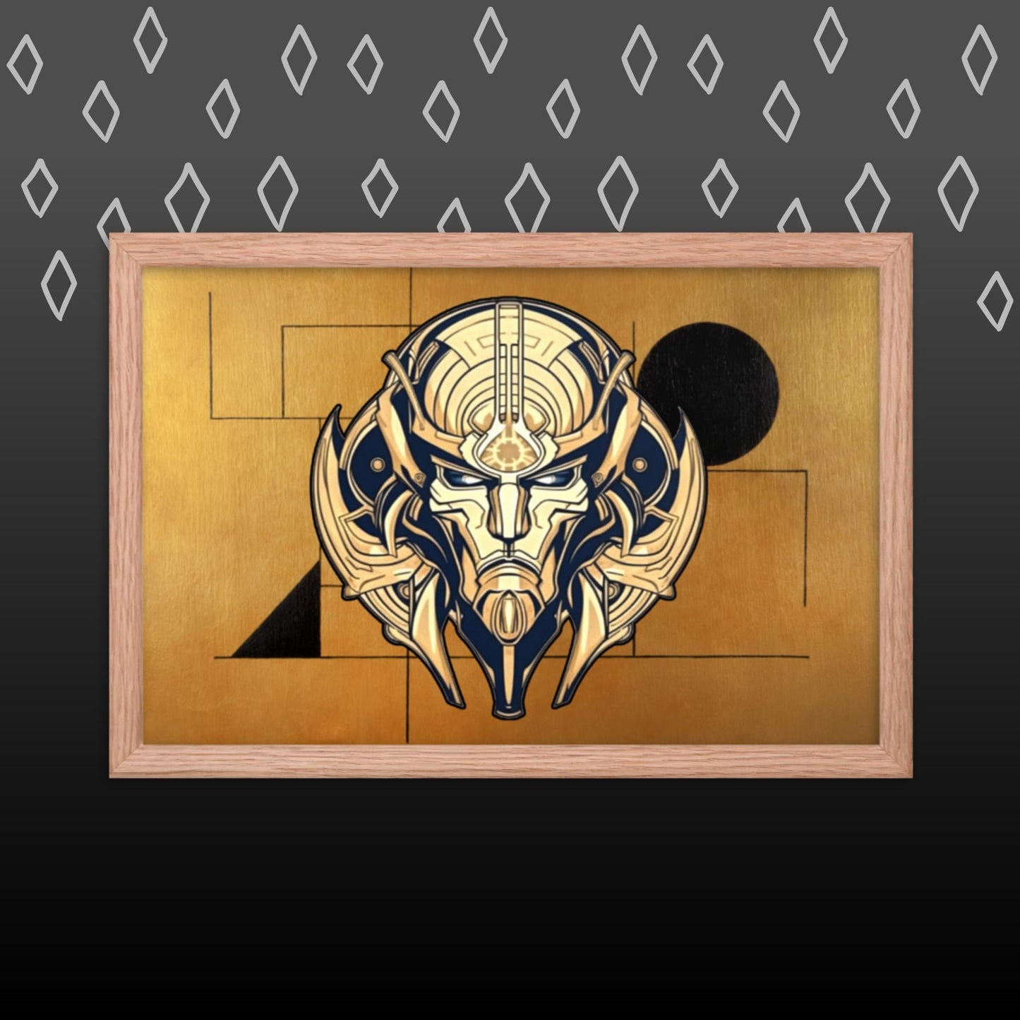 The Mask of Compassion: Landon - Framed photo paper poster - BBairt
