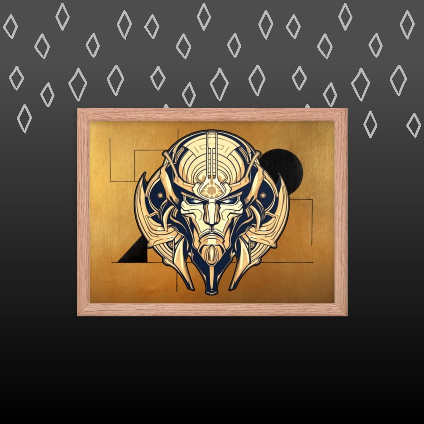 The Mask of Compassion: Landon - Framed photo paper poster - BBairt