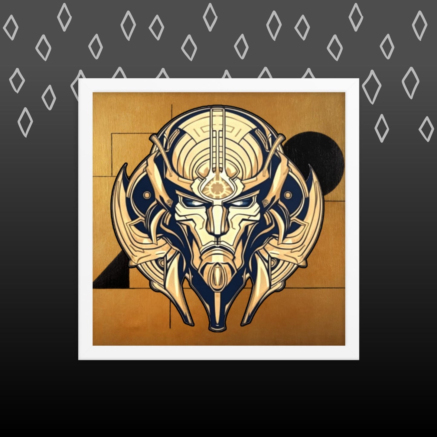 The Mask of Compassion: Landon - Framed photo paper poster - BBairt