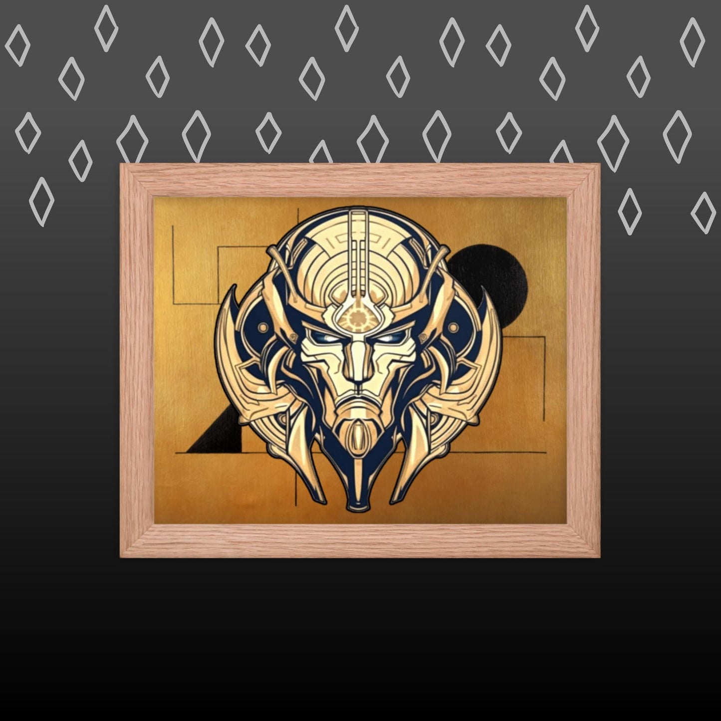 The Mask of Compassion: Landon - Framed photo paper poster - BBairt